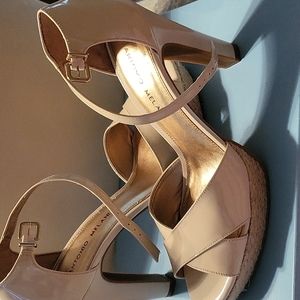 Women beige tan heels